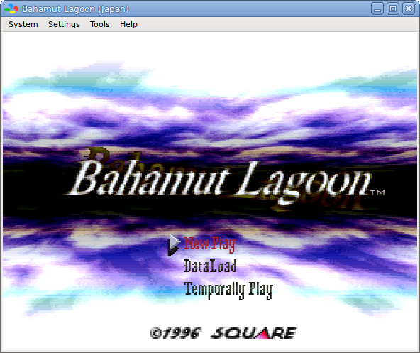 bsnes running Bahamut Lagoon