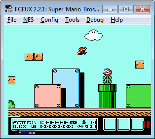 Super Mario Bros 3 in FCEUX