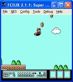 Super Mario Bros 3 in FCEUX