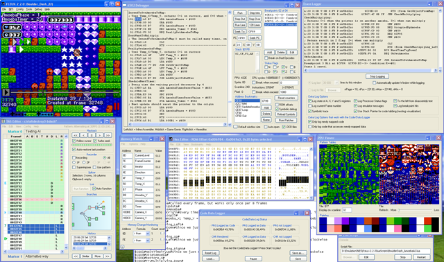 FCEUX as a debugging environment